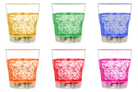 Confezione da 6 Bicchieri Tumbler 250 ml con 6 Colorazioni LED