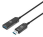 Cavo Ottico Attivo USB 3.2 Gen 2 SuperSpeed+ Active Optical Cable USB A M/F 20m