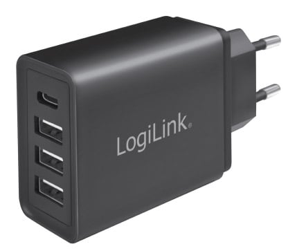 Caricatore da Muro a 4 porte con USB-C&trade; 27W