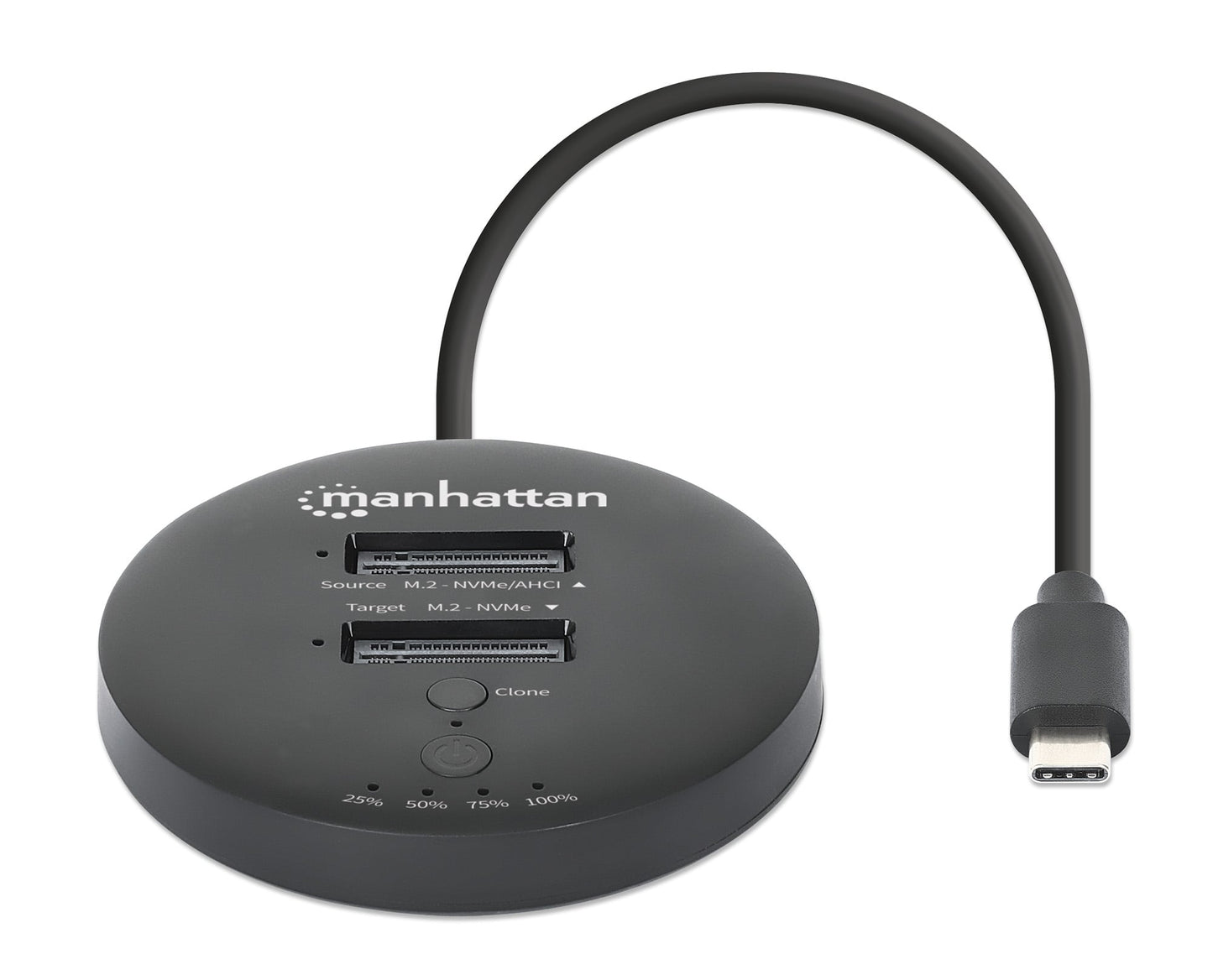 Docking Station Dual-Bay M.2 NVMe Clone SSD