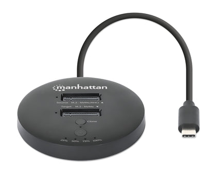 Docking Station Dual-Bay M.2 NVMe Clone SSD