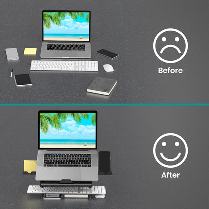 Supporto per Notebook e Tablet 10-15.6'' Ergonomico Nero