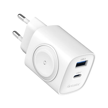 Caricatore Alimentatore GaN 22W da Viaggio Fast Charge USB-A USB-C WiGan