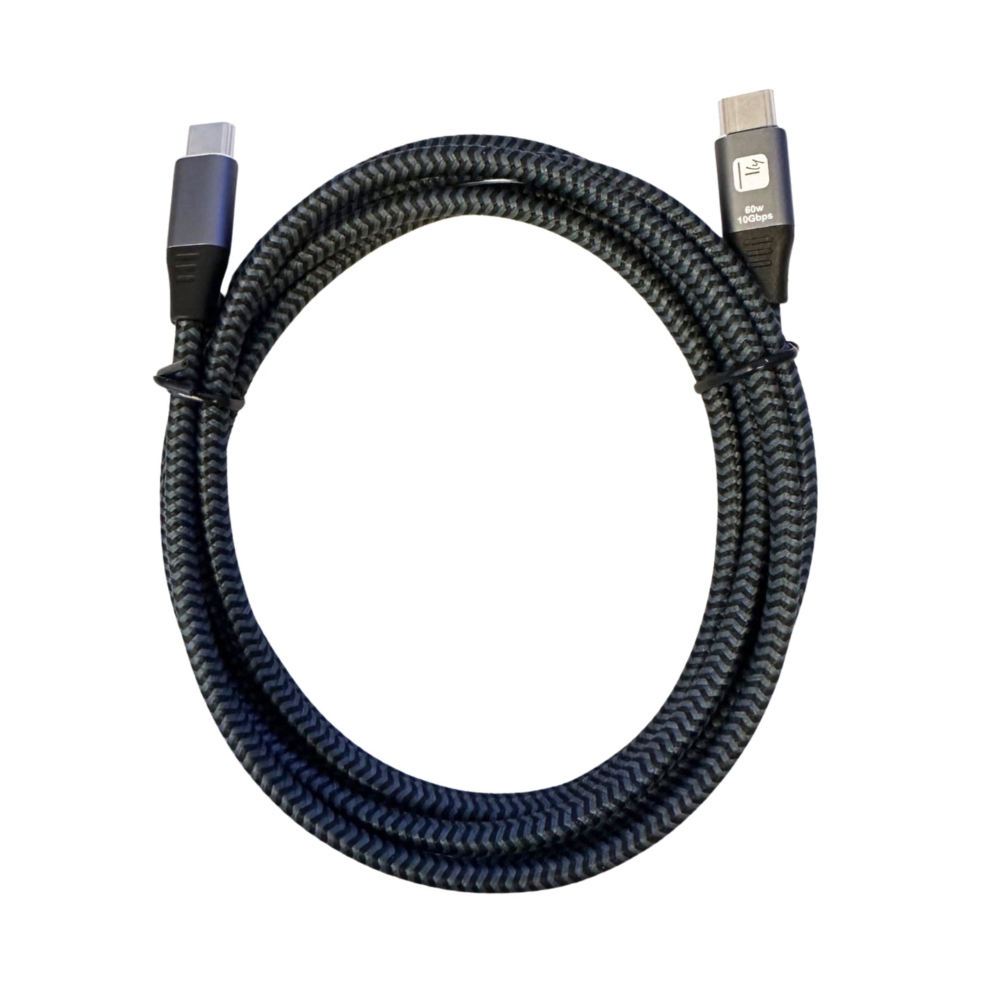 Cavo USB-C Maschio 3.2 / USB-C Maschio 3A 60W 1m Alluminio