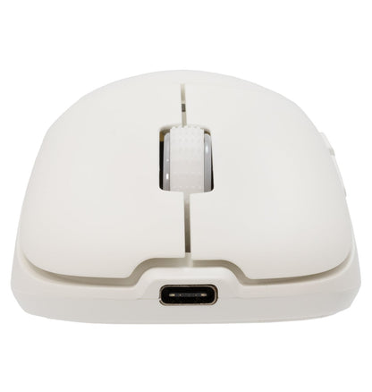 Mouse Ottico Wireless Gaming USB-C 6400 dpi Bianco, AERO