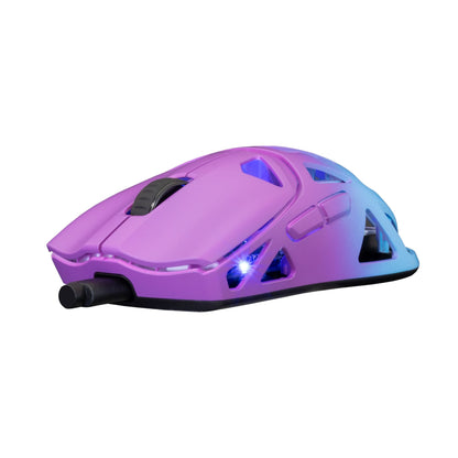 Mouse Ottico Wireless Gaming 24000 Dpi Retroilluminazione DPI LED Blu Viola, DAGONET-BLP