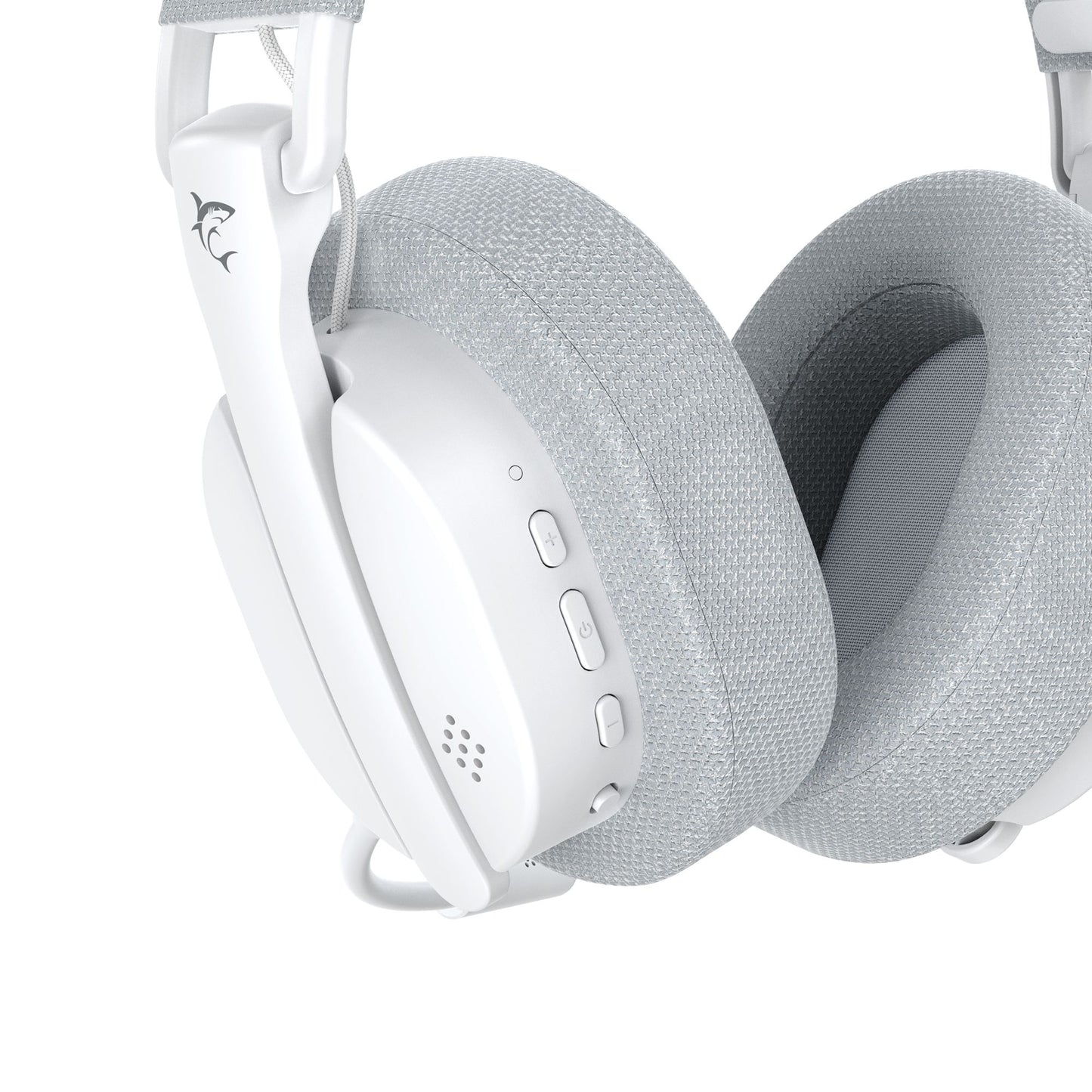 Cuffia Gaming Wireless BT con Microfono Bianco FIRECREST