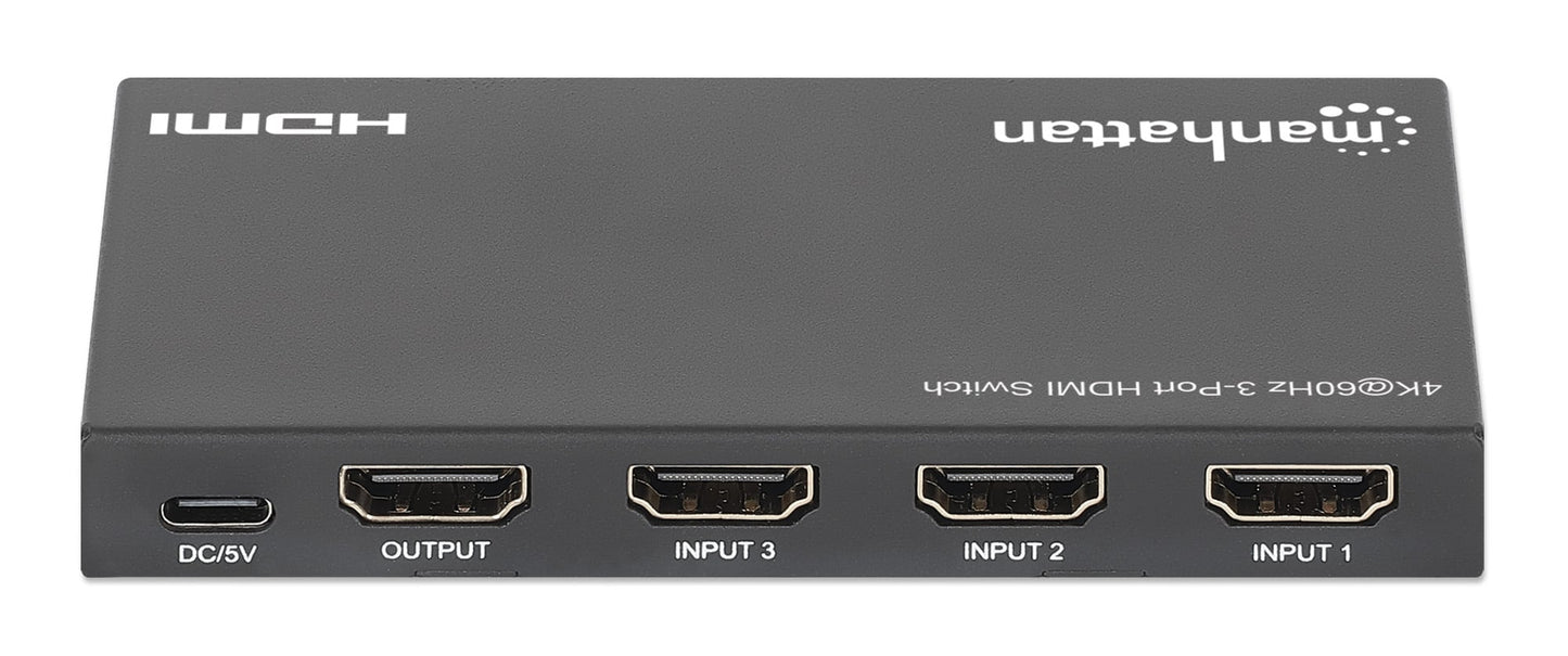 Switch HDMI 4k@60Hz 3 porte