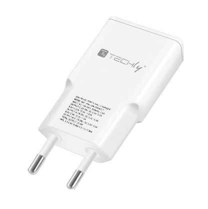 Caricatore Alimentatore USB-C 20W e USB-A QC da Muro
