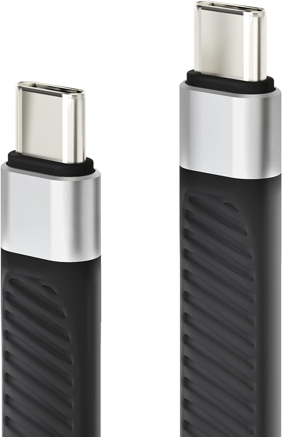 Cavo Corto Piatto USB-C Maschio a USB-C Maschio E-Mark Ricarica Rapida FPC 12.4 cm