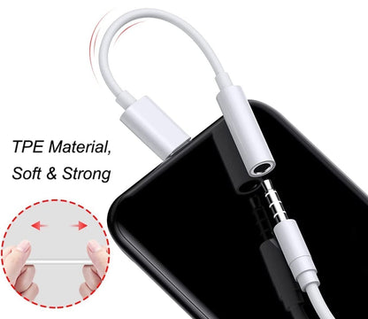 Cavo da USB-C Maschio a Audio 3.5 mm Femmina 12 cm Bianco