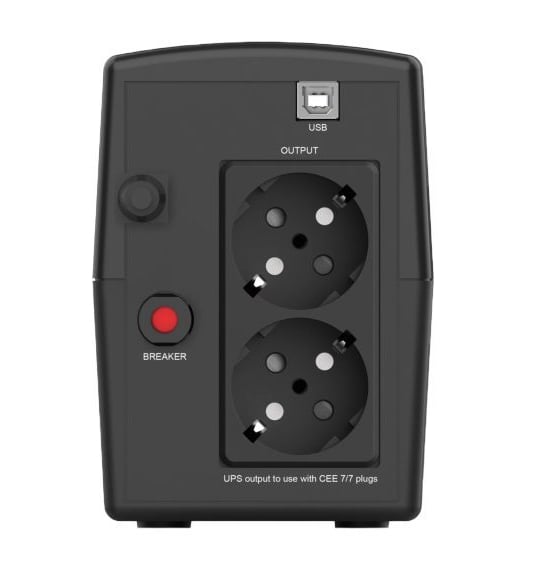 Gruppo di Continuità UPS X1+ EX 500VA Line Interactive Nero