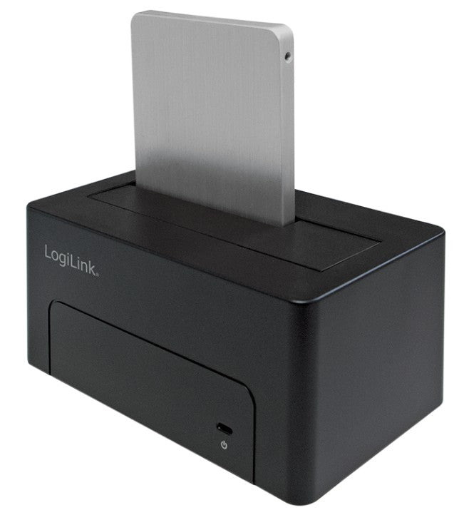 Docking Station USB3.1 Gen2 per HDD/SSD SATA da 2.5''/3.5'' Nero