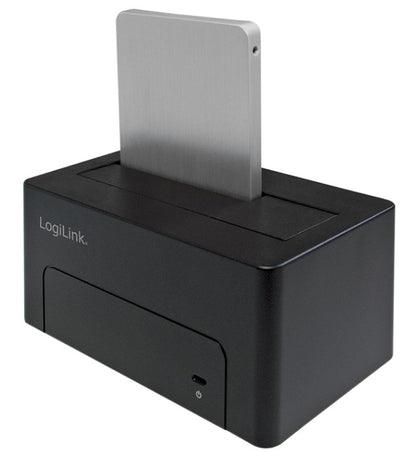Docking Station USB3.1 Gen2 per HDD/SSD SATA da 2.5''/3.5'' Nero