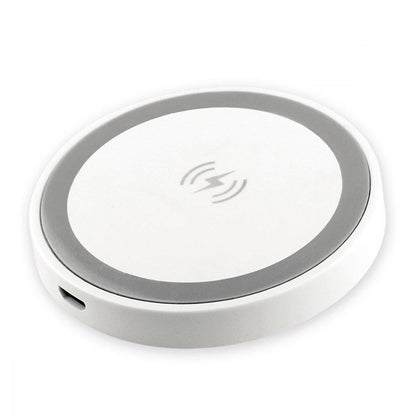 Cuffie Auricolari TWS Jive con Custodia di Ricarica USB-C e Pad Caricatore a Induzione Bianco