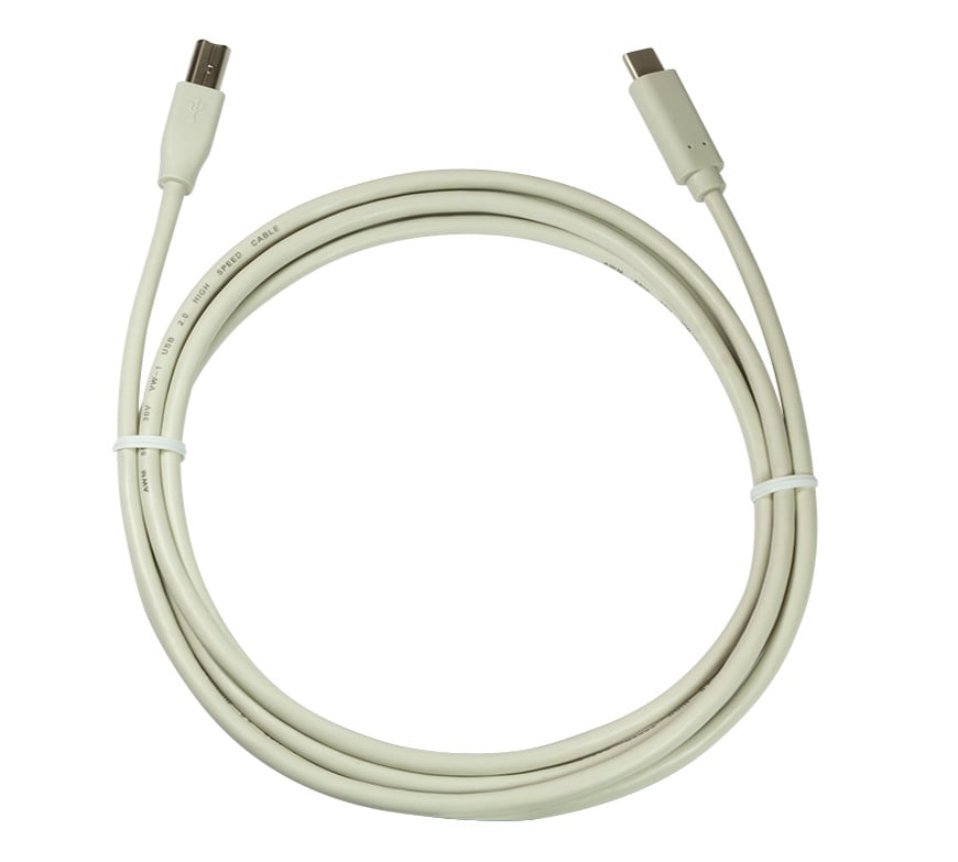 Cavo HighSpeed USB-C Maschio/USB-B Maschio 2m Grigio