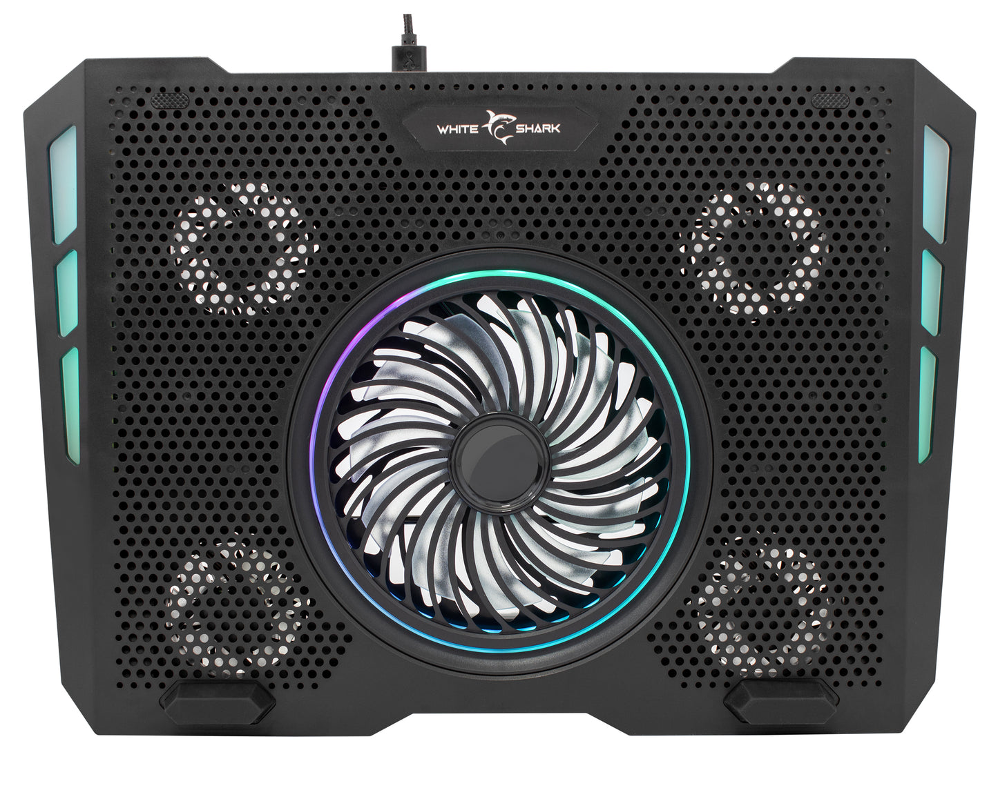 Dissipatore USB per Notebook fino a 17.3'' con 6 Regolazioni di Altezza e 2 Porte USB