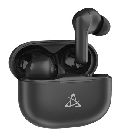 Auricolari Wireless BT v5.3 Cancellazione del Rumore con Custodia di Ricarica 2 in 1 Nero