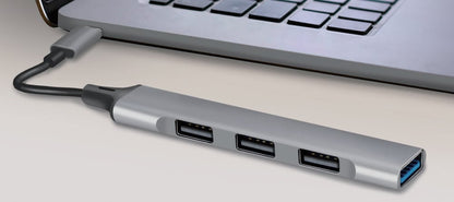 Hub USB 3.2 Ultra Slim a 4 Porte Ingresso USB-C