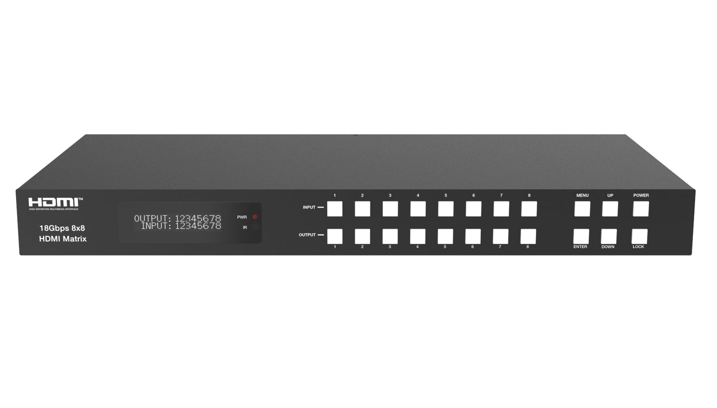 Matrix Swtich HDMI 2.0 8x8 18Gbps 4k@60Hz