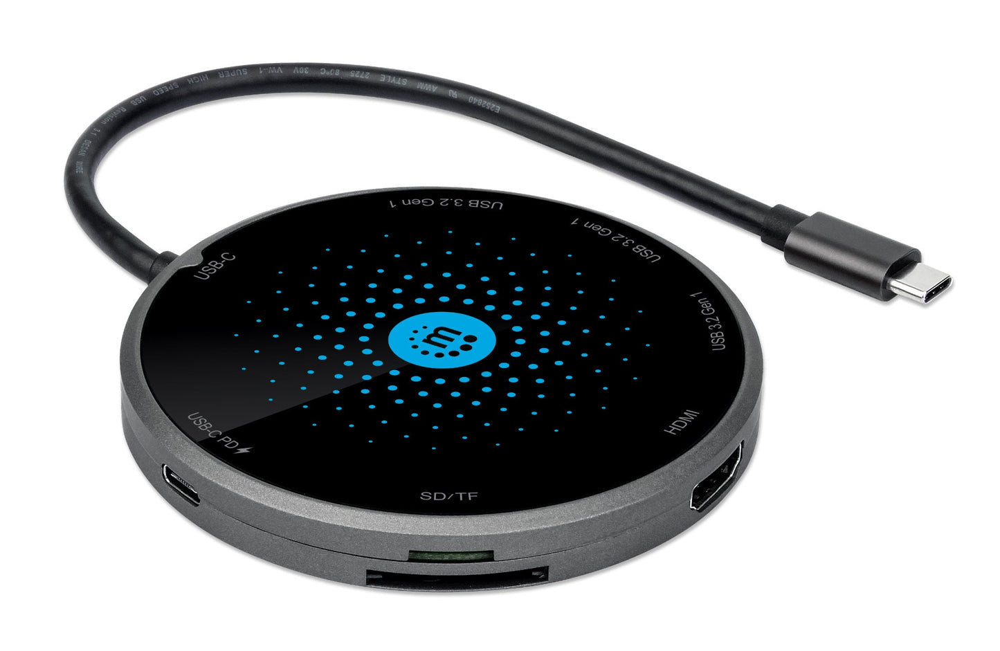 Docking Station USB-C 8-in-1 con Pad di Ricarica Wireless