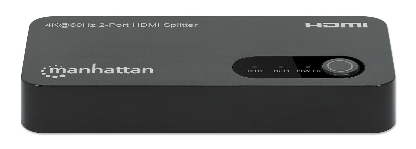 Splitter HDMI 4K@60Hz UHD 3D con LED 2 vie
