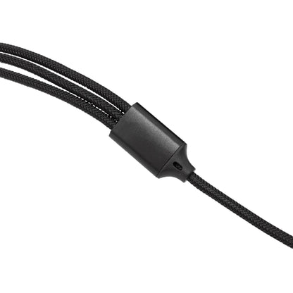Multi Cavo di Ricarica da USB tipo A a USB-C MicroUSB e 8-pin 1m Nero