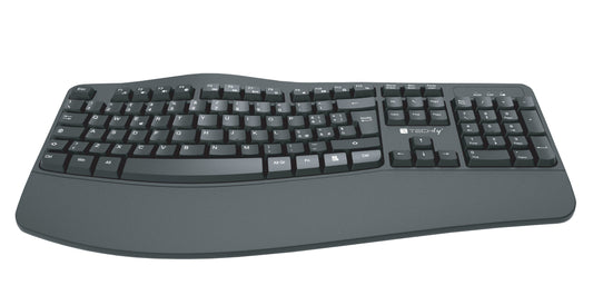 Tastiera Ergonomica Wireless Slim Design Curvo