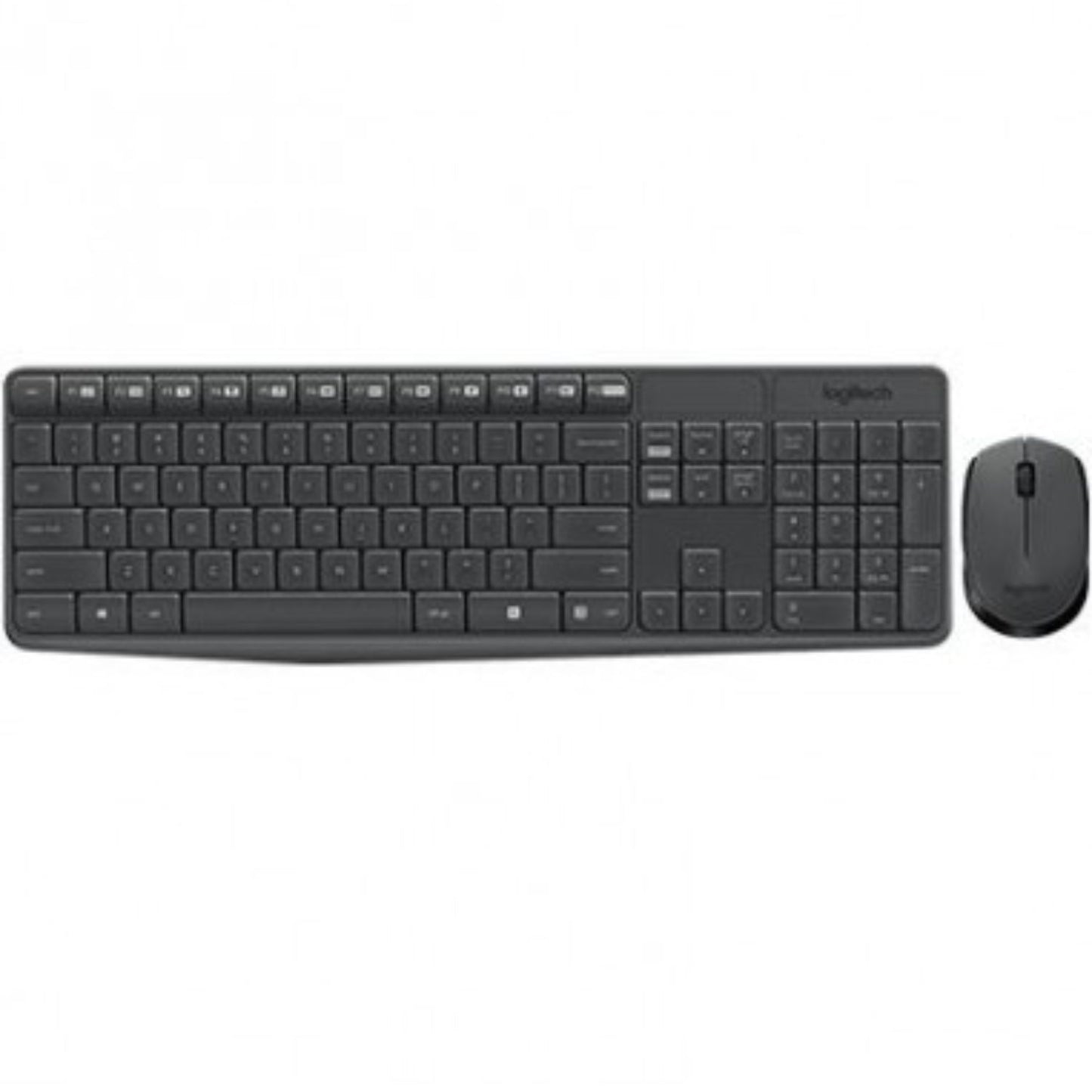TASTIERA + MOUSE OTTICO WIRELESS LOGITECH COMBO MK235 920-007913 NERO