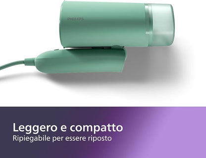 FERRO DA STIRO VAPORE VERTICALE SERIE 3000 1000W PHILIPS STH3010/70 GREEN