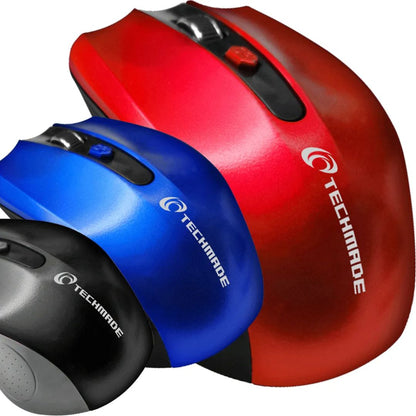 MOUSE OTTICO WIRELESS TECHMADE TM-XJ30-RED RED