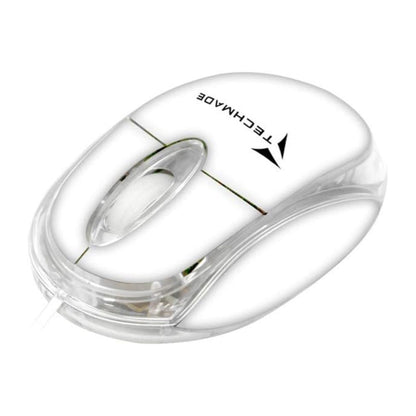 MOUSE OTTICO USB TECHMADE TM-2023-WH WHITE