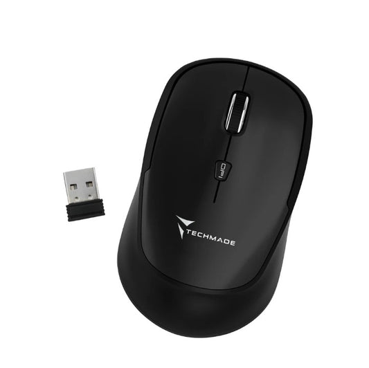 MOUSE OTTICO WIRELESS TECHMADE TM-XJ35-BK NERO