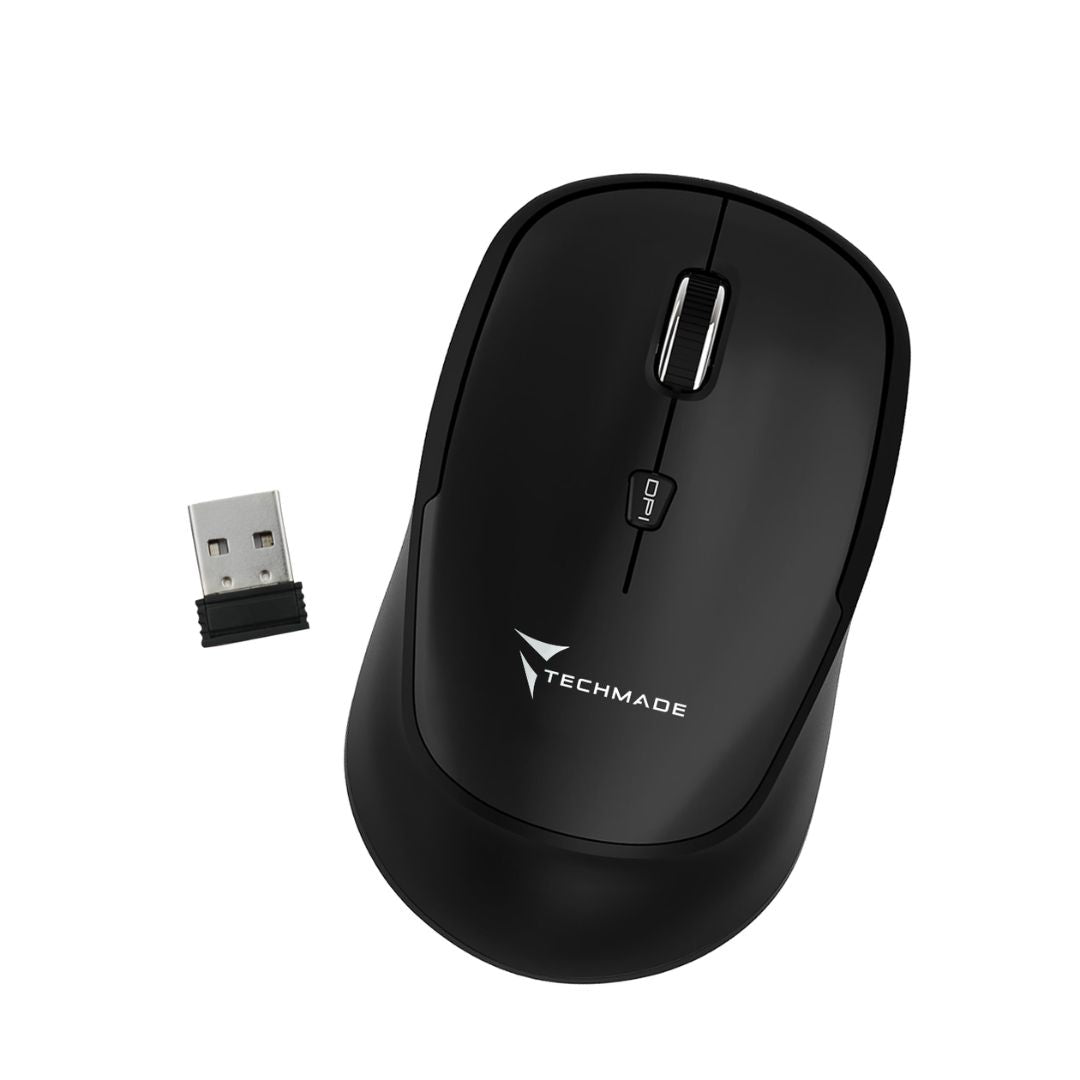 MOUSE OTTICO WIRELESS TECHMADE TM-XJ35-BK NERO