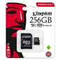 MEMORY CARD MICRO SD/TRANSFLASH 256GB KINGSTON CLASSE 10 SDCS3/256GB