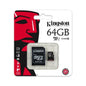 MEMORY CARD MICRO SD/TRANSFLASH 64GB KINGSTON CLASSE 10 SDCS3/64GB