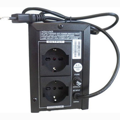 UPS 800VA CON 2 USCITE BIVALENTI FUNZIONE AC RESTART TECNO ACCESSORI TC-800VA