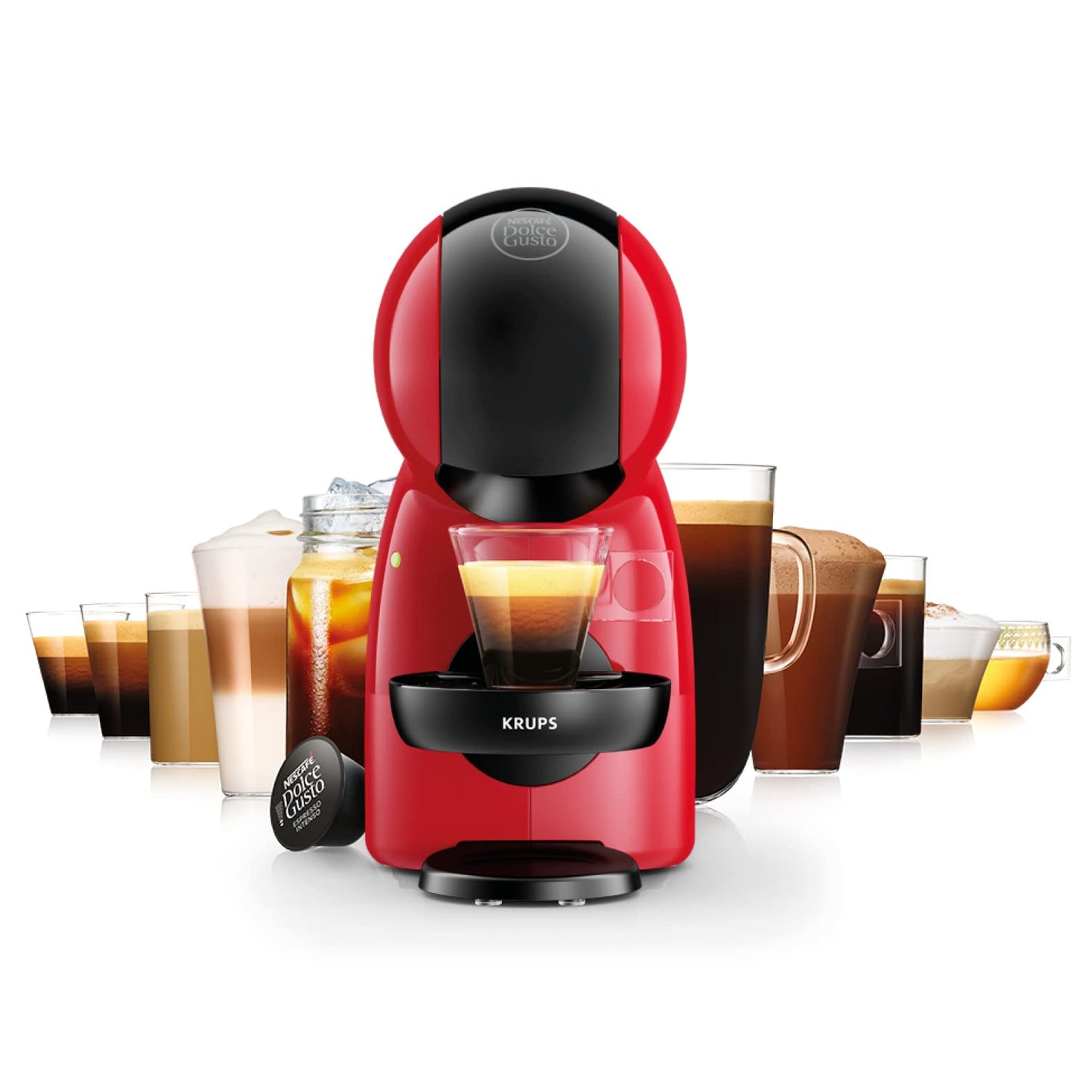 MACCHINA DA CAFFE' KRUPS NESCAFE' DOLCE GUSTO PICCOLO XS KP1A35 RED