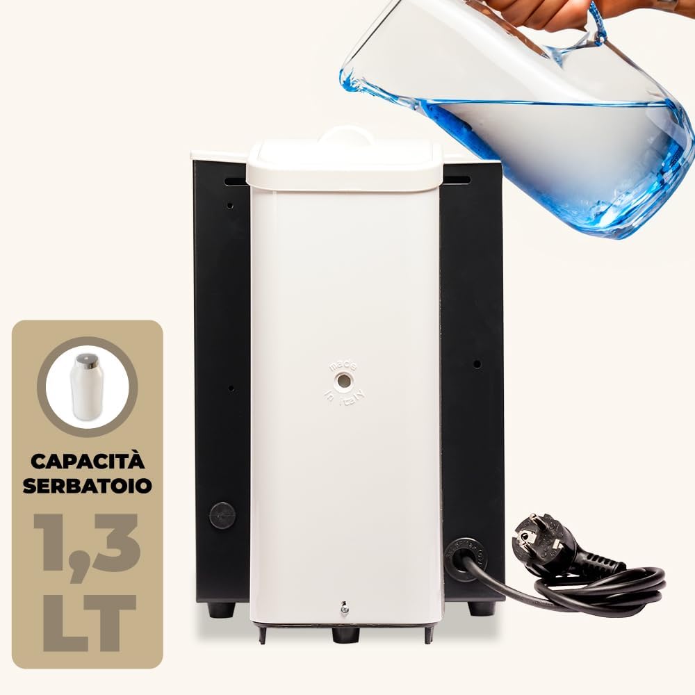 MACCHINA DA CAFFE' FABER SLOT PLAST BASIC TELAIO BIANCO PLASTICHE NERO PRESSACIALDA IN OTTONE SPBIANBASOTT