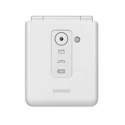 CELLULARE BRONDI FLIPPER DUOS WHITE ITALIA