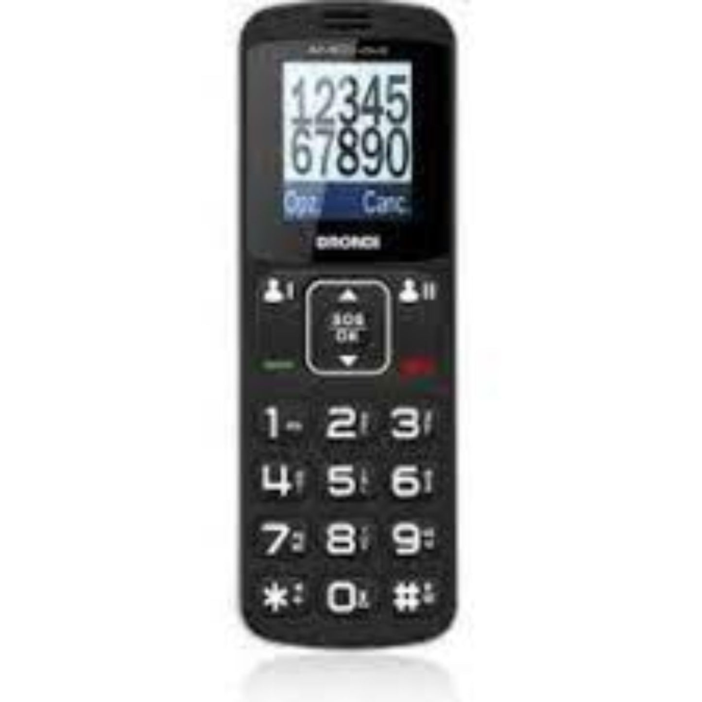 CELLULARE BRONDI AMICO HOME DUOS BLACK ITALIA