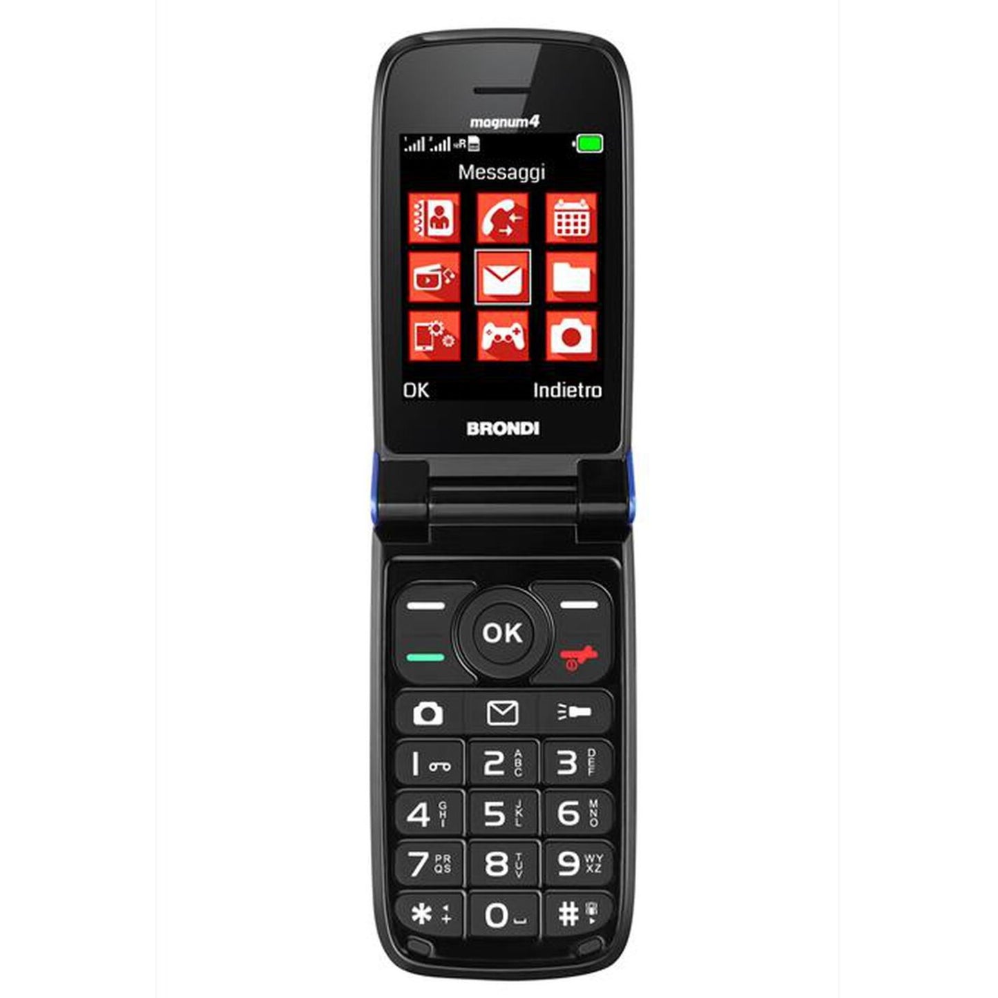 CELLULARE BRONDI MAGNUM 4 DUOS BLU / VIOLA ITALIA