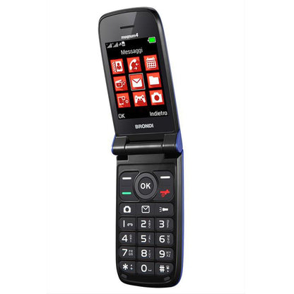 CELLULARE BRONDI MAGNUM 4 DUOS BLU / VIOLA ITALIA