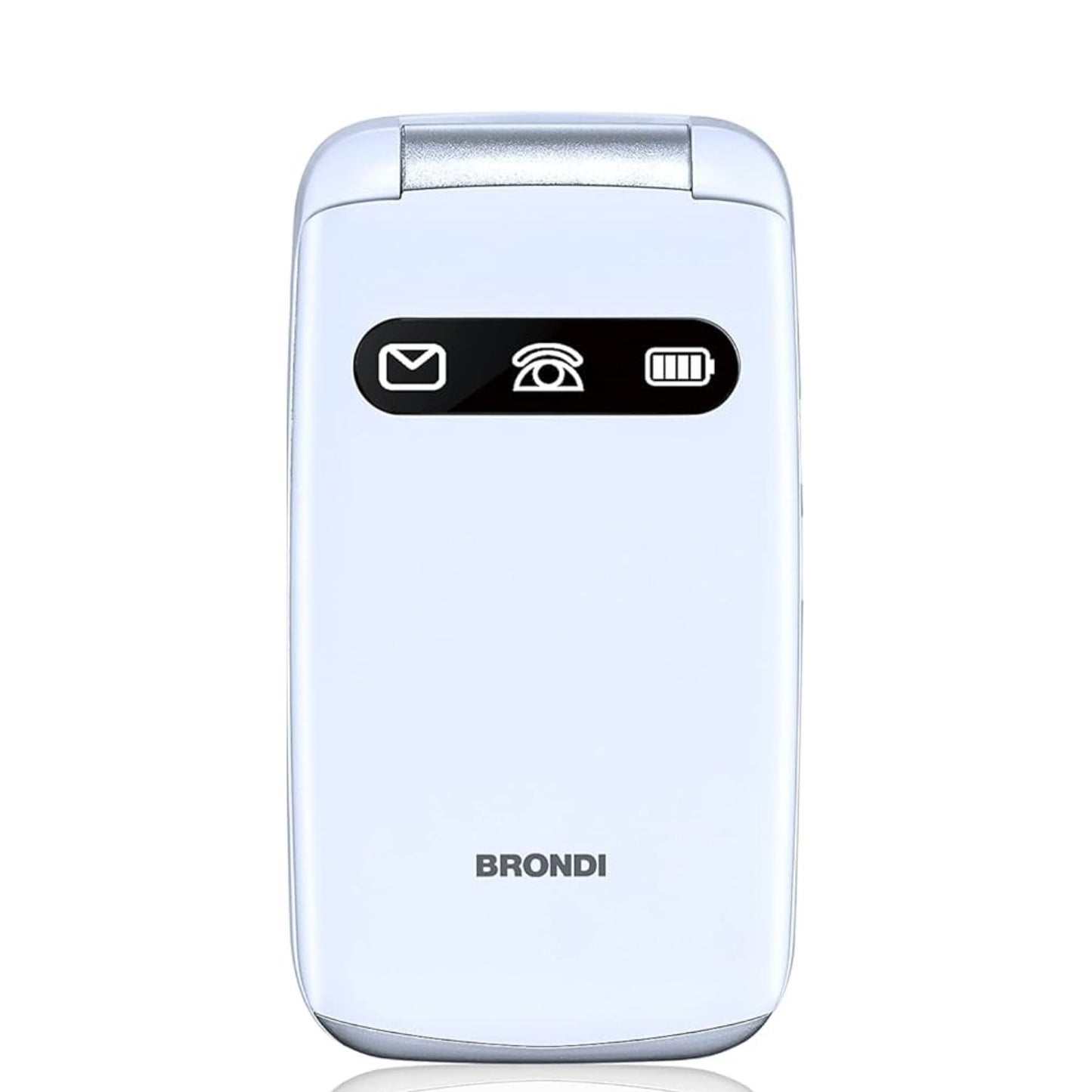 CELLULARE BRONDI FAVOLOSO DUOS WHITE METAL ITALIA