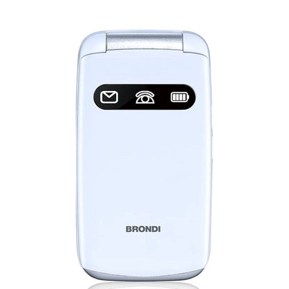 CELLULARE BRONDI FAVOLOSO DUOS WHITE METAL ITALIA
