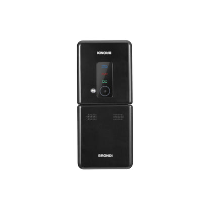 CELLULARE BRONDI FLIPPER DUOS BLACK METAL ITALIA