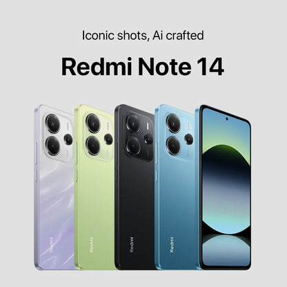 SMARTPHONE XIAOMI REDMI NOTE 14 4G 6+128GB DUOS BLACK ITALIA
