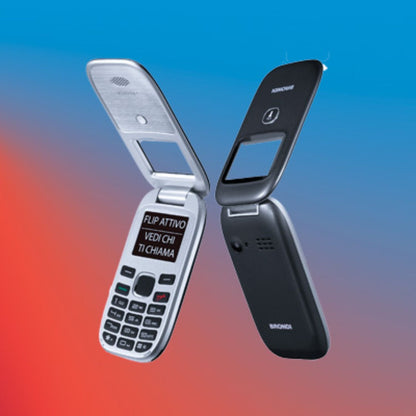 CELLULARE BRONDI WINDOW 2 DUOS SILVER METAL ITALIA