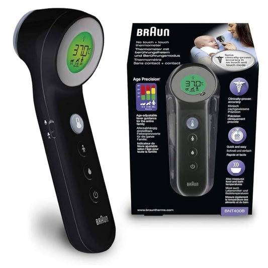 TERMOMETRO DIGITALE INFRAROSSI BRAUN BNT400B BLACK