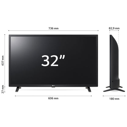 TV LED 32" LG 32LQ63006LA FULL HD SMART TV EUROPA BLACK
